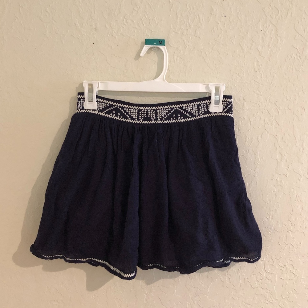 forever 21 navy blue mini skirt